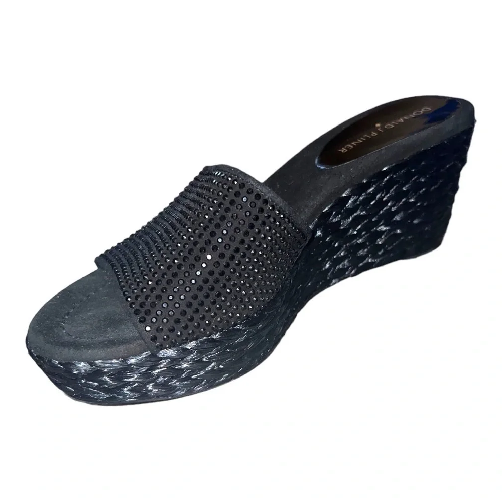 NWOB ▶️ Donald Pliner ◀️ Frida Slide Platform Wedge Sandals. 7.5